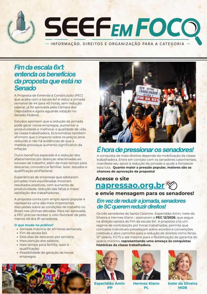 Chegou a 1ª edição do SEEF em Foco!