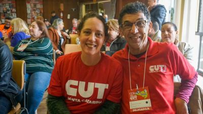 SEEF marca presença na 17ª Plenária Estadual da CUT-SC