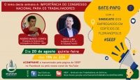Décio Lima é o convidado do BATE-PAPO com o SINDICATO para falar da importância do Congresso Nacional para os trabalhadores