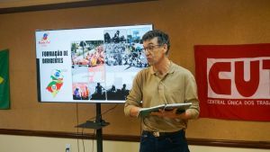 Presidente do SEEF participa do 2º módulo da Formação de Dirigentes da CUT-SC